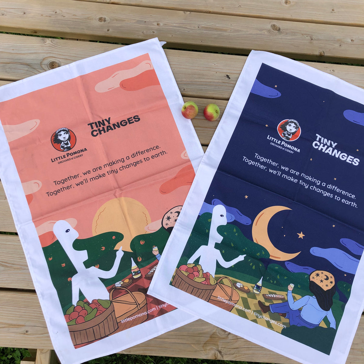 Tiny Changes Tea Towels Little Pomona Cider